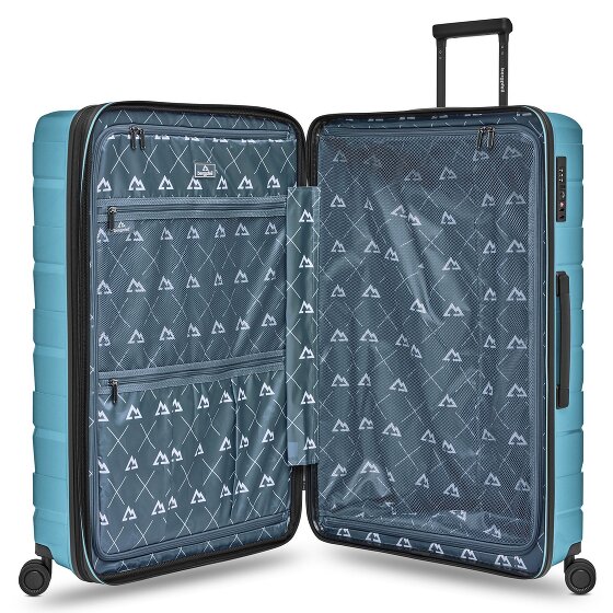 Bergpfeil Wózek podróżny 4-kołowy L 75 cm z plisą rozporową