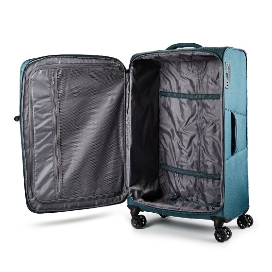 d&n Travel Line 9804 4 kółka Walizka L 78 cm z funkcją poszerzenia