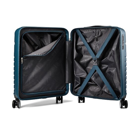American Tourister Checkline 4 kółka Walizka kabinowa 55 cm
