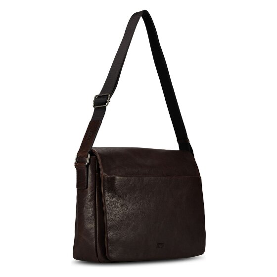 Jost Glasgow Teczka Ochrona RFID Skóra 34 cm Komora na laptopa