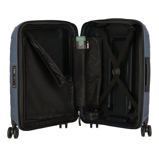 Samsonite Attrix 4 kółka Walizka kabinowy 55 cm z plisą rozprężną