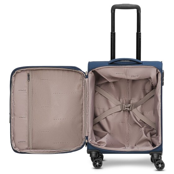 Stratic taska 4-kołowy wózek kabinowy S 55 cm z plisą poszerzającą