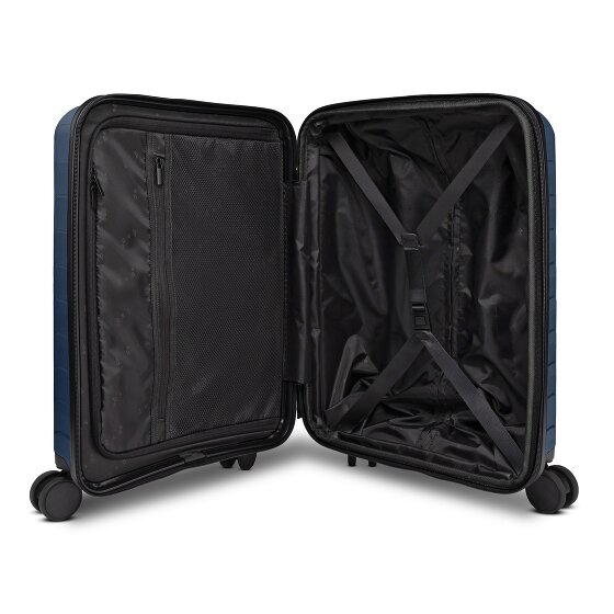 d&n Toronto 4 kółka Walizka kabinowy S 54 cm z plisą rozprężną