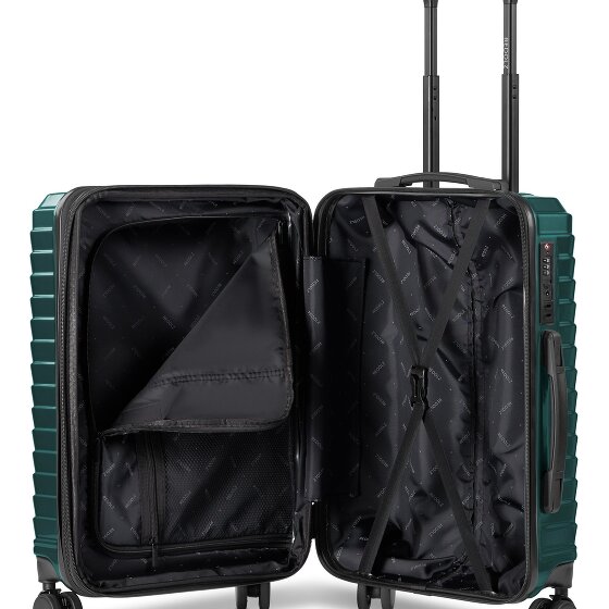 Redolz Essentials 18 4 kółka Walizka kabinowy 55 cm z plisą rozprężną