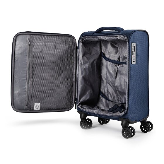 d&n Travel Line 9804 4 kółka Walizka kabinowa S 55 cm