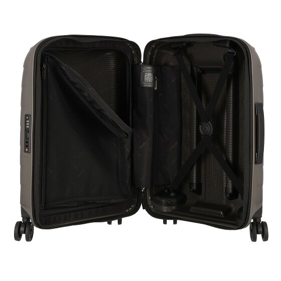 Samsonite Attrix 4 kółka Walizka kabinowy 55 cm z plisą rozprężną