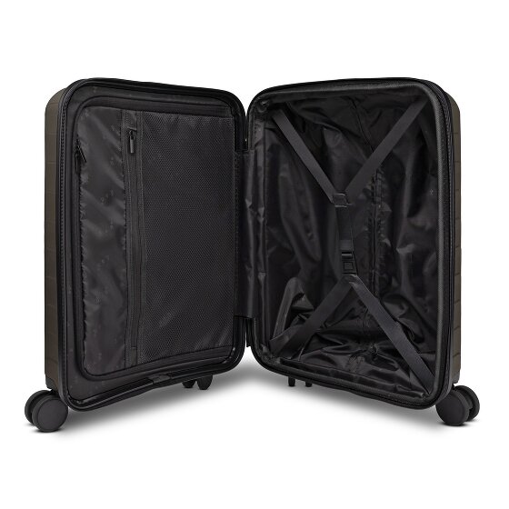 d&n Toronto 4 kółka Walizka kabinowy S 54 cm z plisą rozprężną