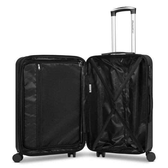 Check.In Paradise 2.0 4 kółka Walizka M 68 cm z plisą rozprężną