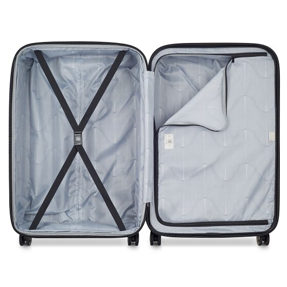 Delsey Paris Meteor 4 kółka Walizka L 78 cm z plisą rozprężną