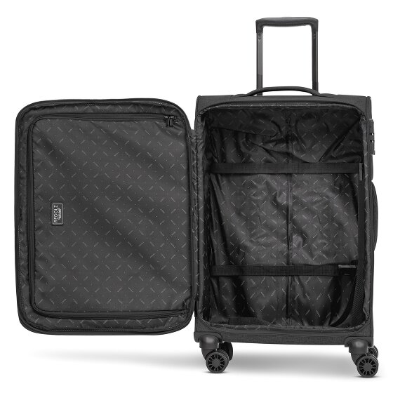 Redolz Essentials 12 MEDIUM – walizka na 4 kółkach, 67 cm, z funkcją poszerzenia kieszeni
