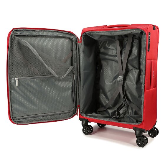 Samsonite Base Breeze 4 kółka Walizka 67 cm z plisą rozprężną