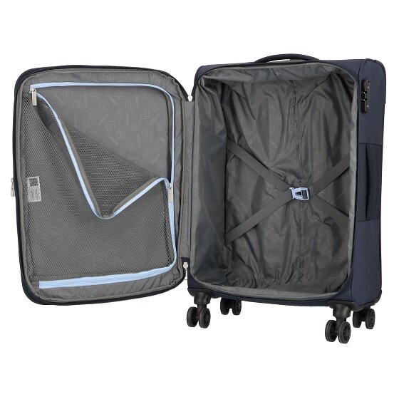 American Tourister Avantour 4 kółka Zestaw walizek 3-części z plisą rozprężną