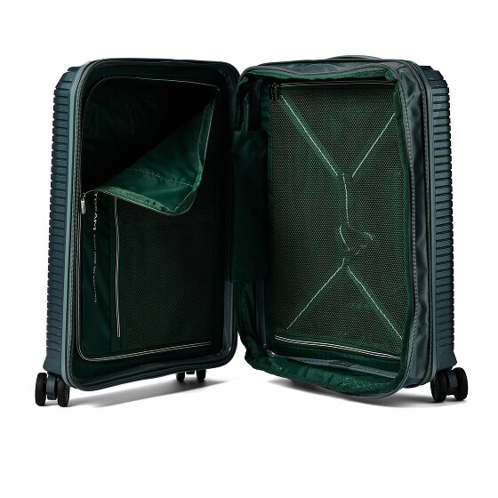 Polestream Paris 4 kółka Walizka kabinowy 55 cm z plisą rozprężną