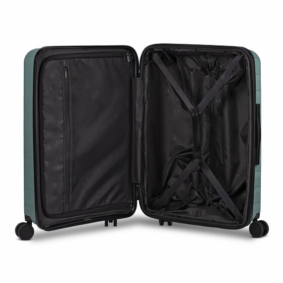 d&n Toronto 4 kółka Walizka M 65 cm z plisą rozprężną