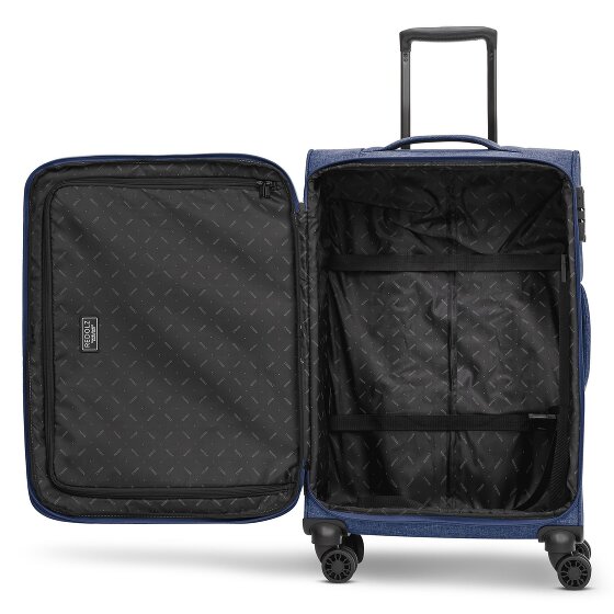 Redolz Essentials 12 MEDIUM – walizka na 4 kółkach, 67 cm, z funkcją poszerzenia kieszeni