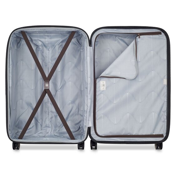 Delsey Paris Meteor 4 kółka Walizka L 78 cm z plisą rozprężną