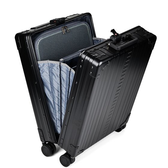 Aleon Aluminiowa walizka kabinowa z 4 kółkami, 55 cm