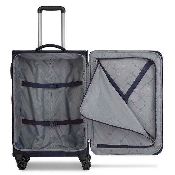 Worldpack Chicago 4 kółka Walizka M 67 cm z plisą rozprężną