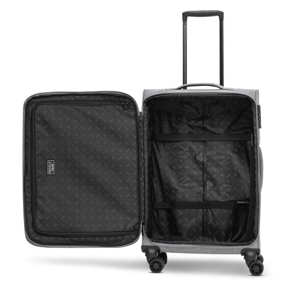 Redolz Essentials 12 THREE SET 4 kółka Zestaw walizek 3-części z plisą rozprężną