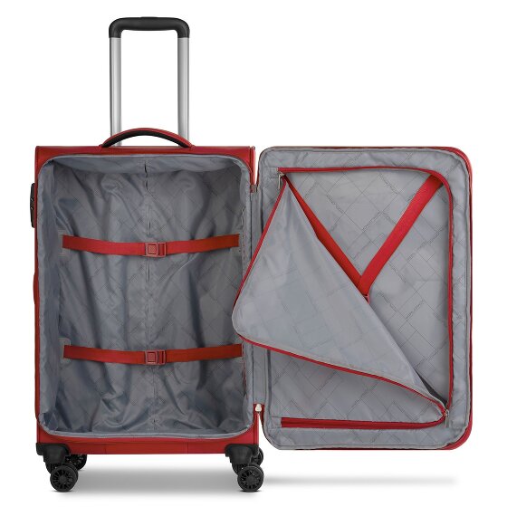 Worldpack Chicago 4 kółka Zestaw walizek 3-części z plisą rozprężną
