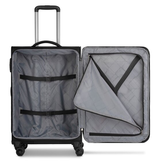 Worldpack Chicago 4 kółka Walizka M 67 cm z plisą rozprężną