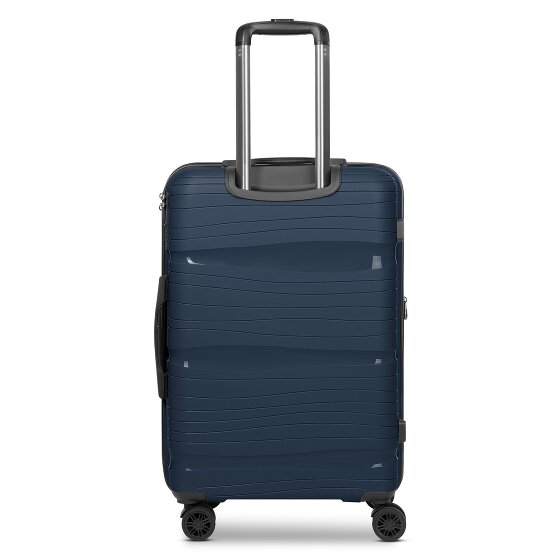 d&n Travel Line 4300-Plus 4 kółka Walizka M 65 cm z plisą rozprężną