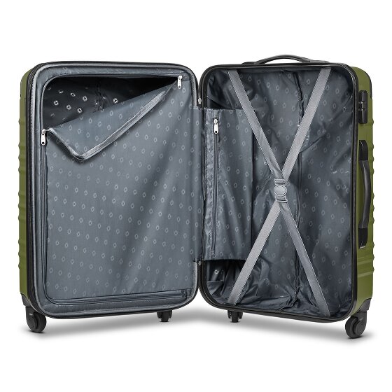 Wenger Amplar Evo 4 kółka Zestaw walizek 3-części z funkcją poszerzenia