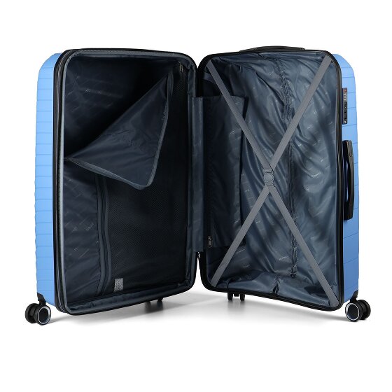 Benzi 5808 4 kółka Walizka 74 cm z plisą rozprężną