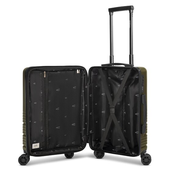 camel active Hanoi 4 kółka Walizka kabinowy S 55 cm z plisą rozprężną