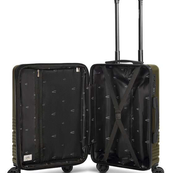 camel active Hanoi 4 kółka Walizka kabinowy S 55 cm z plisą rozprężną