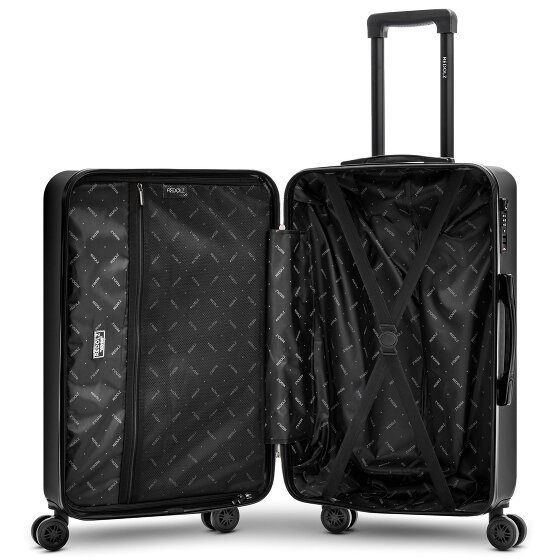 Redolz Essentials 09 3-SET 4 kółka Zestaw walizek 3-części