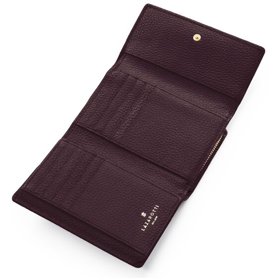 Lazarotti Portfel Bologna Leather XL z kieszenią zapinaną na zamek dookoła, Skóra, 14 cm