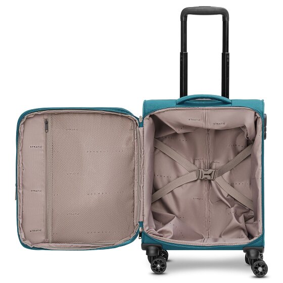 Stratic taska 4-kołowy wózek kabinowy S 55 cm z plisą poszerzającą