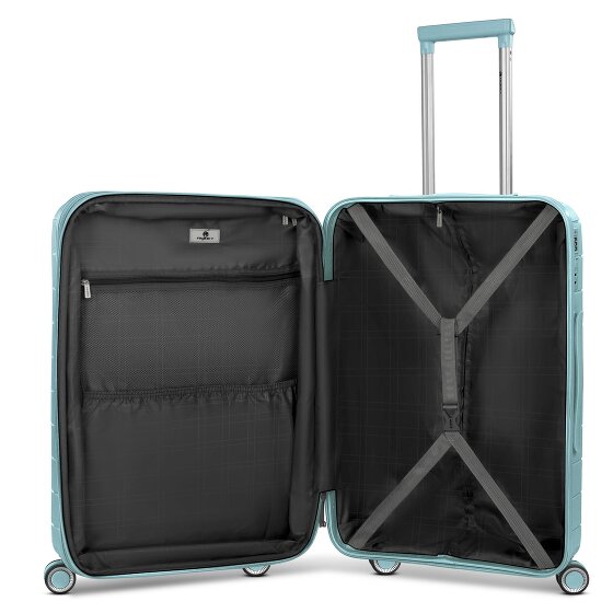 Franky London 4 kółka Walizka M 65 cm z plisą rozprężną