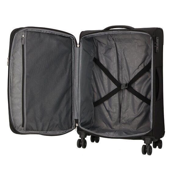 American Tourister Blazing Ride 4 kółka Zestaw walizek 3-części z plisą rozprężną
