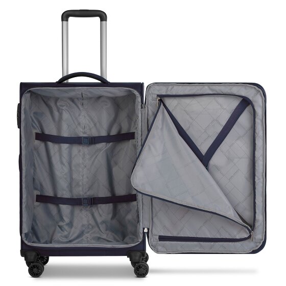 Worldpack Chicago 4 kółka Zestaw walizek 3-części z plisą rozprężną