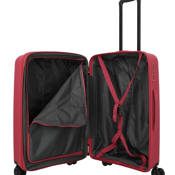 Travelite Air Stripe 4 kółka Zestaw walizek 3-części z funkcją poszerzenia