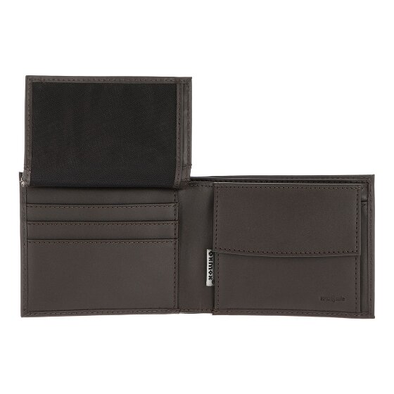 oxmox Leather Portfel Ochrona RFID Skóra 10 cm