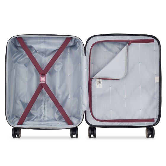 Delsey Paris Meteor 4 kółka Walizka kabinowa 55 cm z funkcją poszerzenia