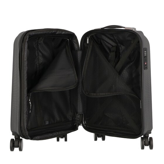 Polestream Moonrock 4 kółka Walizka kabinowy 55 cm z plisą rozprężną