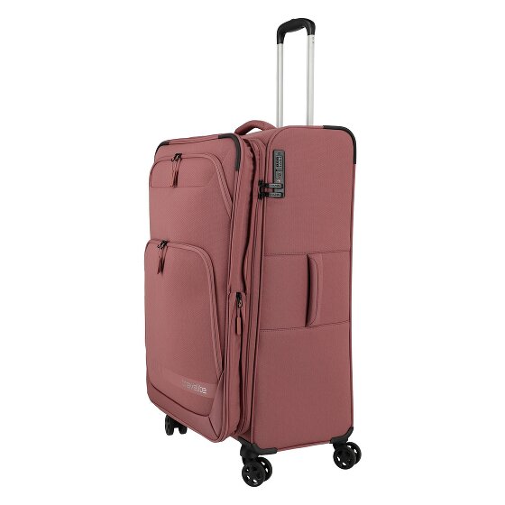 Travelite Kick Off 4 kółka Walizka L 78 cm z funkcją poszerzenia