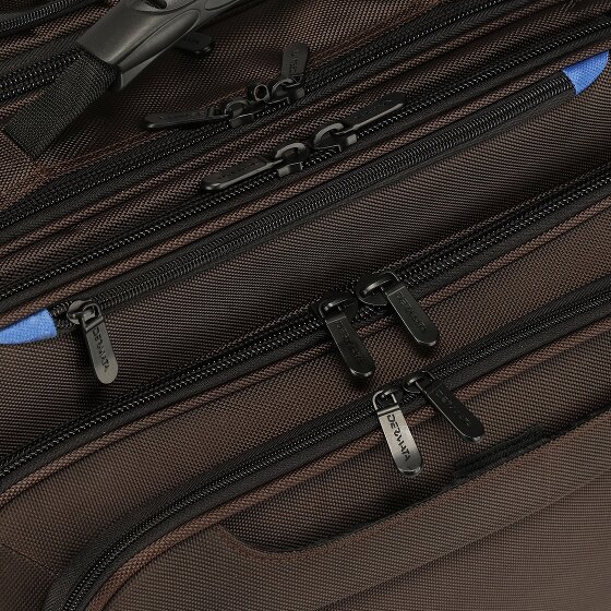 Dermata Wózek biznesowy na 2 kółkach 42 cm Przegroda na laptopa