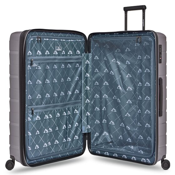 Bergpfeil Wózek podróżny 4-kołowy L 75 cm z plisą rozporową