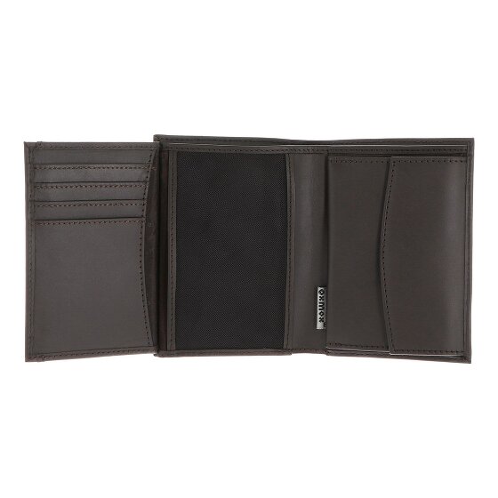 oxmox Leather Portfel Ochrona RFID Skóra 10 cm