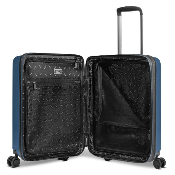 Redolz Essentials 14 4 kółka Walizka kabinowy S 55 cm Komora na laptopa z plisą rozprężną