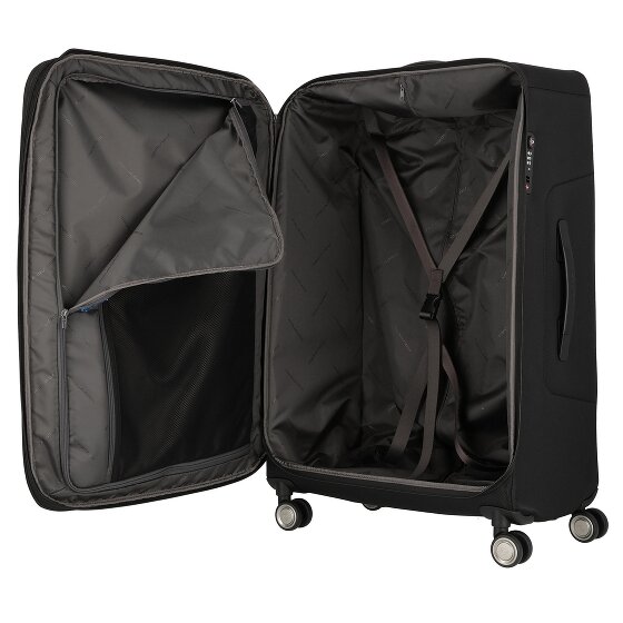 Piquadro Brief 4 kółka Walizka 78 cm z plisą rozprężną