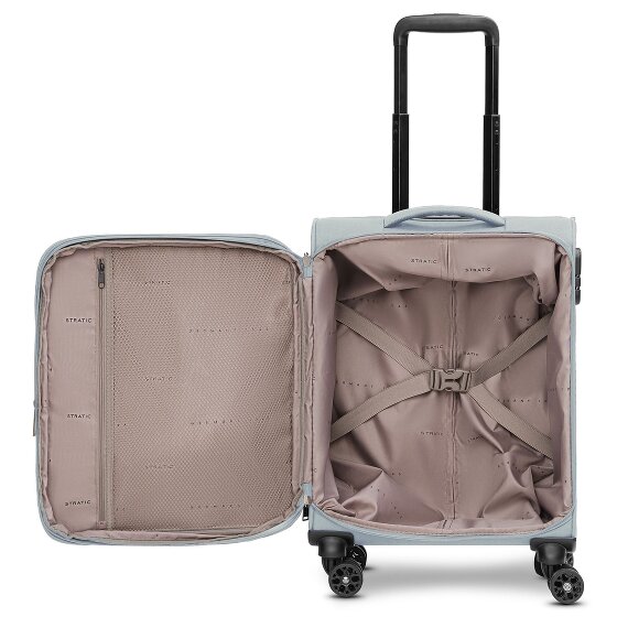 Stratic taska 4-kołowy wózek kabinowy S 55 cm z plisą poszerzającą