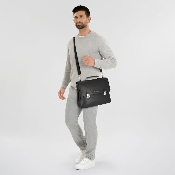 bugatti Valencia Briefcase Messenger Skórzany 40 cm Komora na laptopa