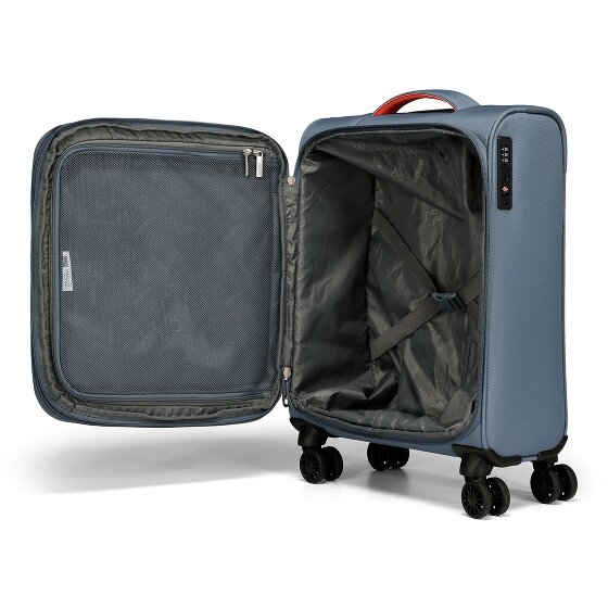 American Tourister Cloudrider 4 kółka Walizka kabinowy S 55 cm z plisą rozprężną
