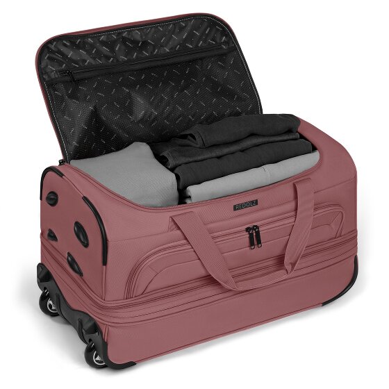 Redolz Torba podróżna na 2 kółkach Duffle Essentials 55 cm M z klapą rozporową